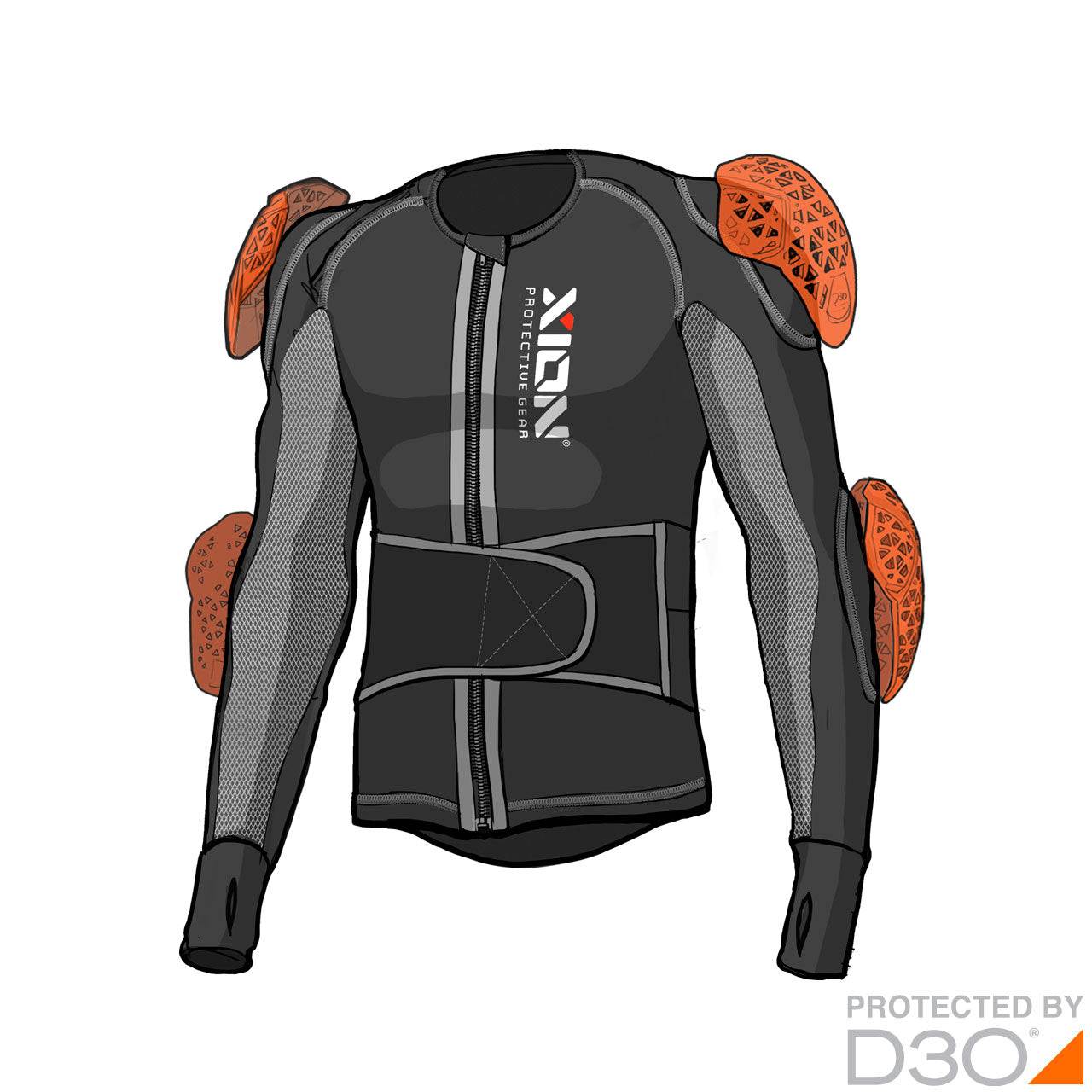 Xion LS Jacket FREERIDE Evo – D3O (men)Xion LS Jacket FREERIDE Evo – D3O (men)