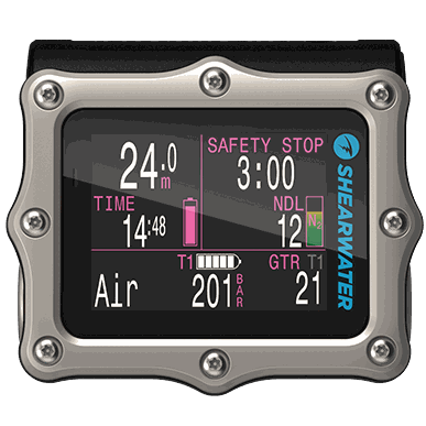 SHEARWATER PERDIX 2 DIVE COMPUTERSHEARWATER PERDIX 2 DIVE COMPUTER X SWIFT COMBO