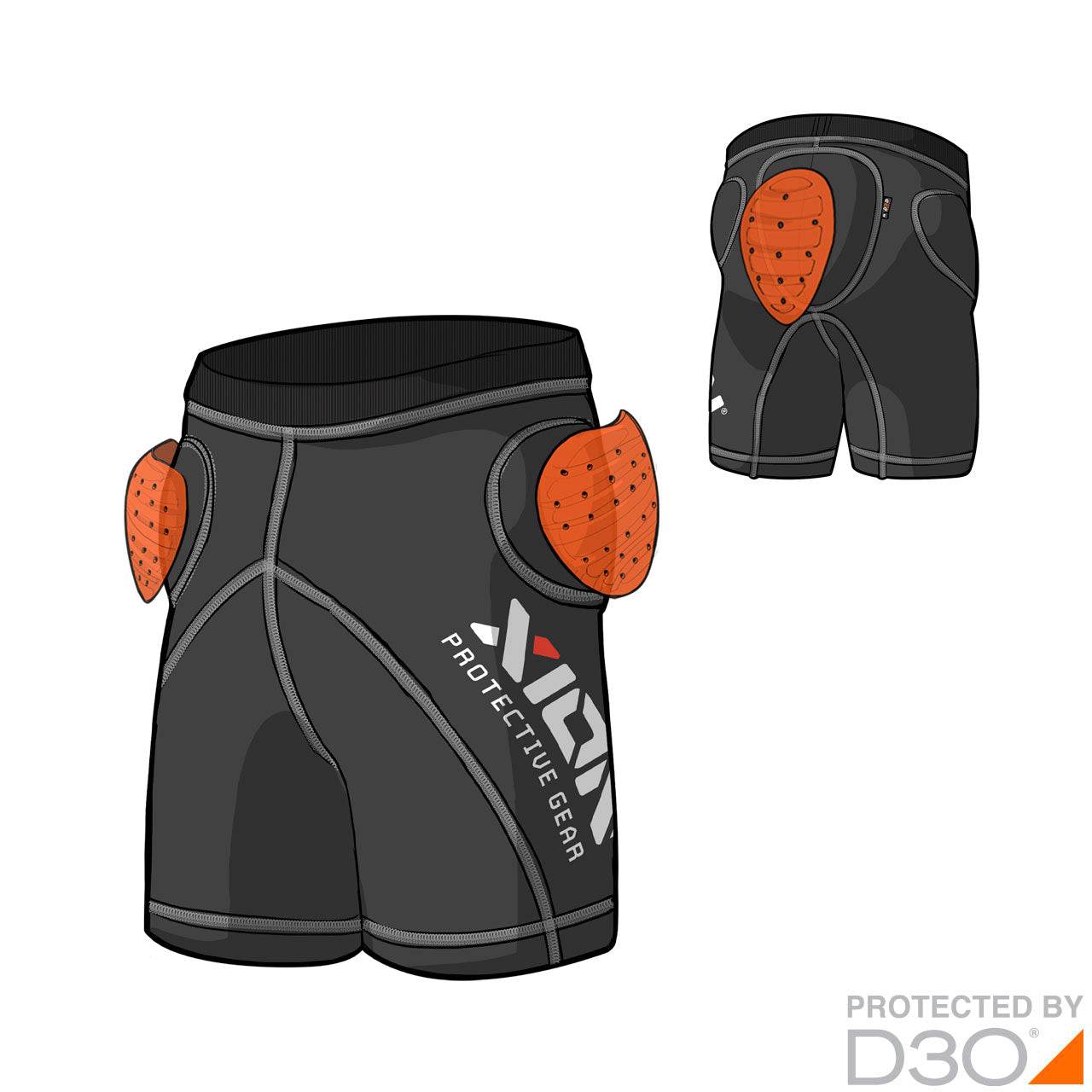 Xion Shorts FREERIDE – D3O (junior)Xion Shorts FREERIDE – D3O (junior)