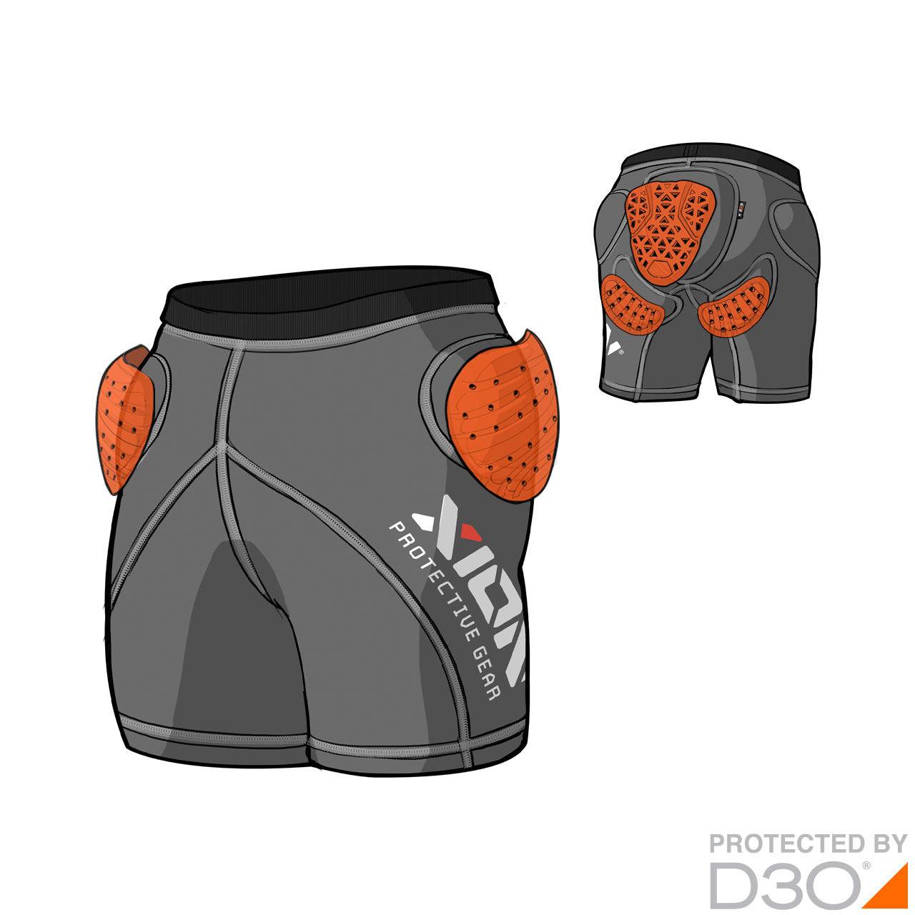 Xion Shorts FREERIDE - D3O womenXion Shorts FREERIDE - D3O (women)