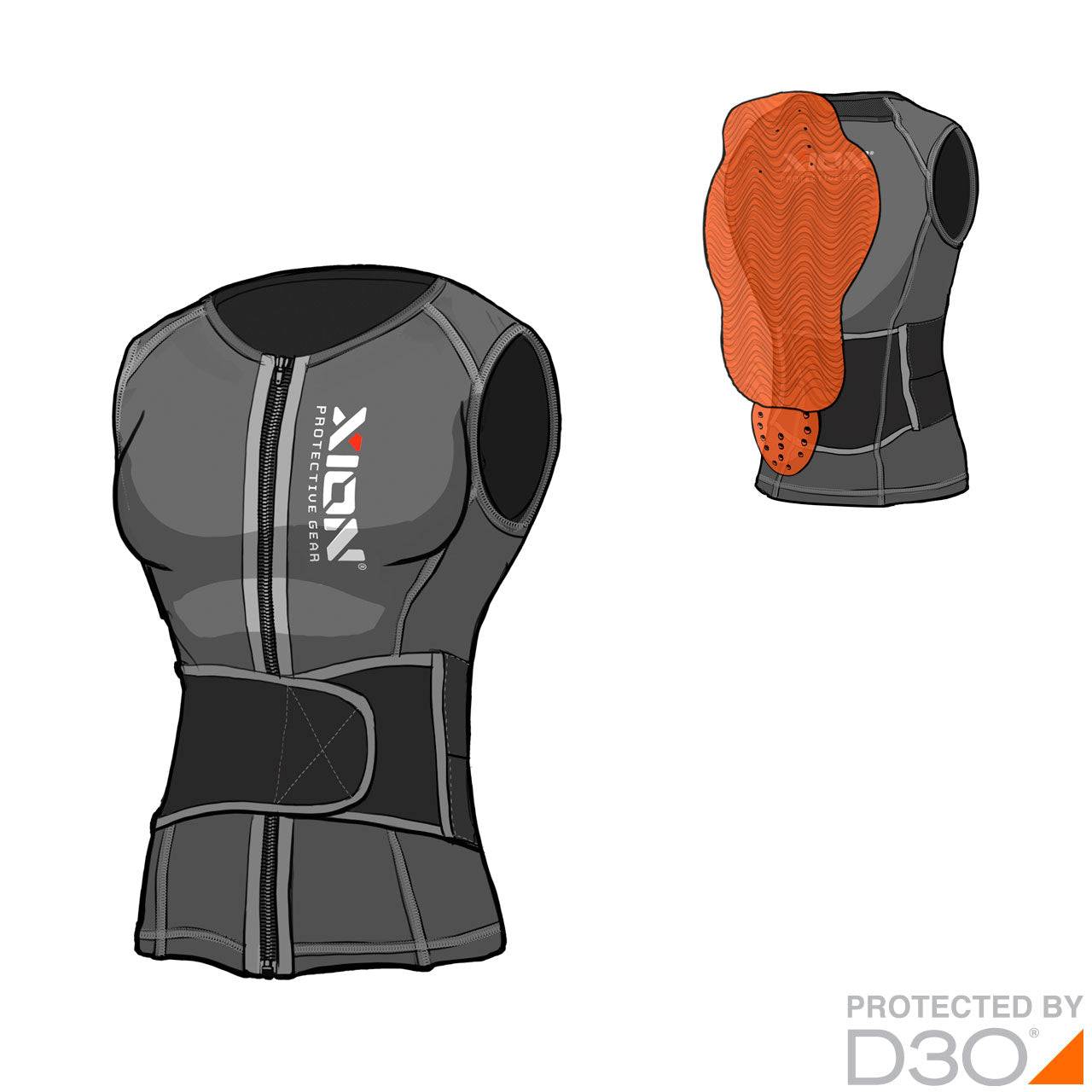 Xion Nosleeve Vest FREERIDE – D3O (Women)Xion Nosleeve Vest FREERIDE – D3O (Women)