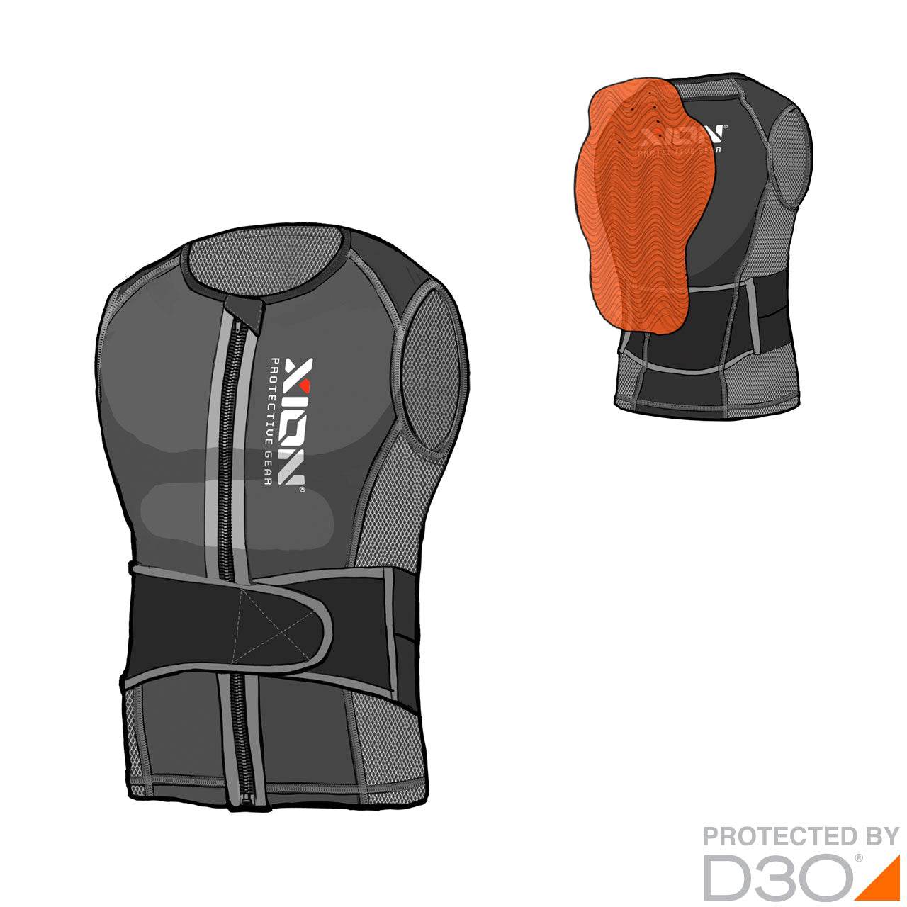 Xion Nosleeve Vest FREERIDE – D3O (Junior)Xion Nosleeve Vest FREERIDE – D3O (Junior)