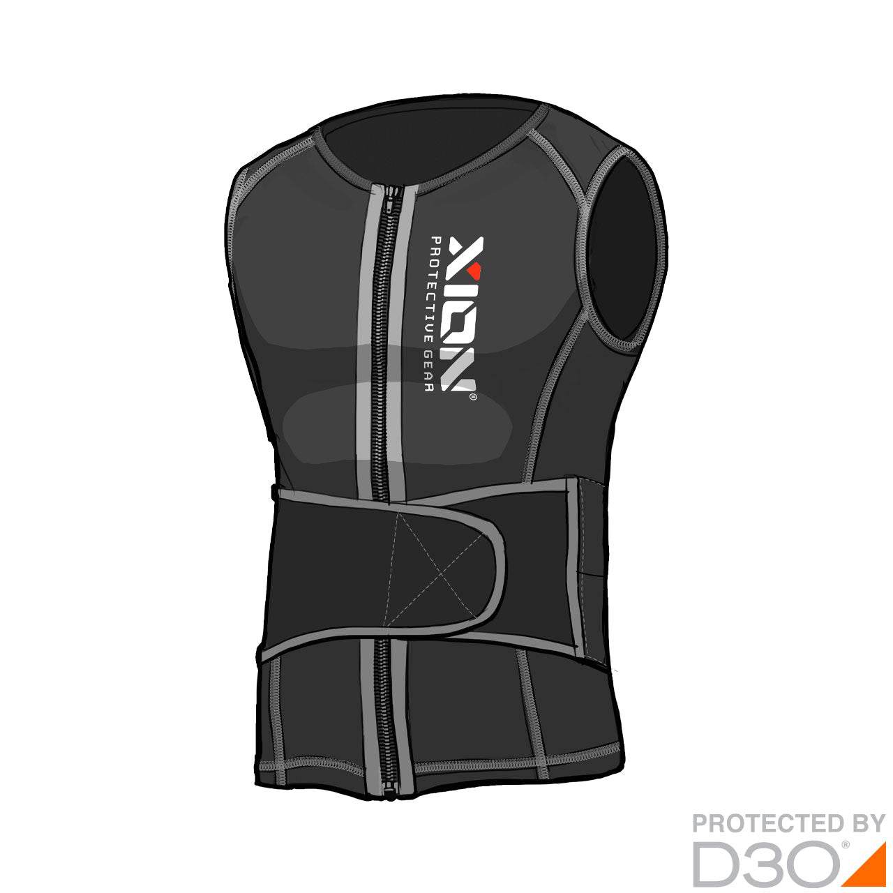 Xion Nosleeve Vest FREERIDE – D3O (Men)Xion Nosleeve Vest FREERIDE – D3O (Men)